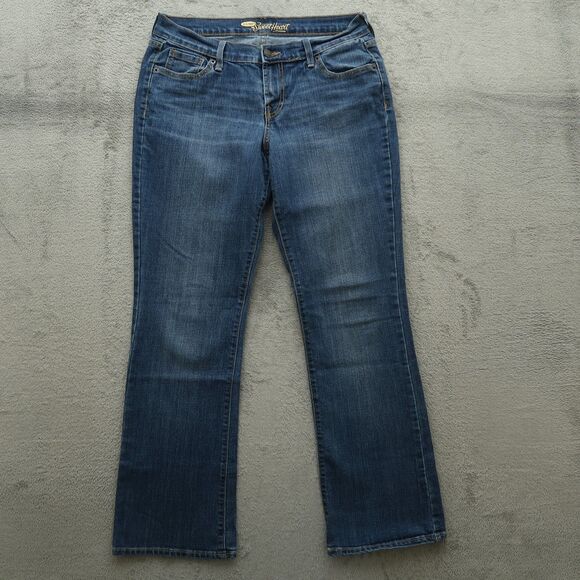 Old Navy Jeans Women's Size 10P Blue Mid-Rise The Sweetheart Bootcut 30" Inseam - Picture 1 of 16